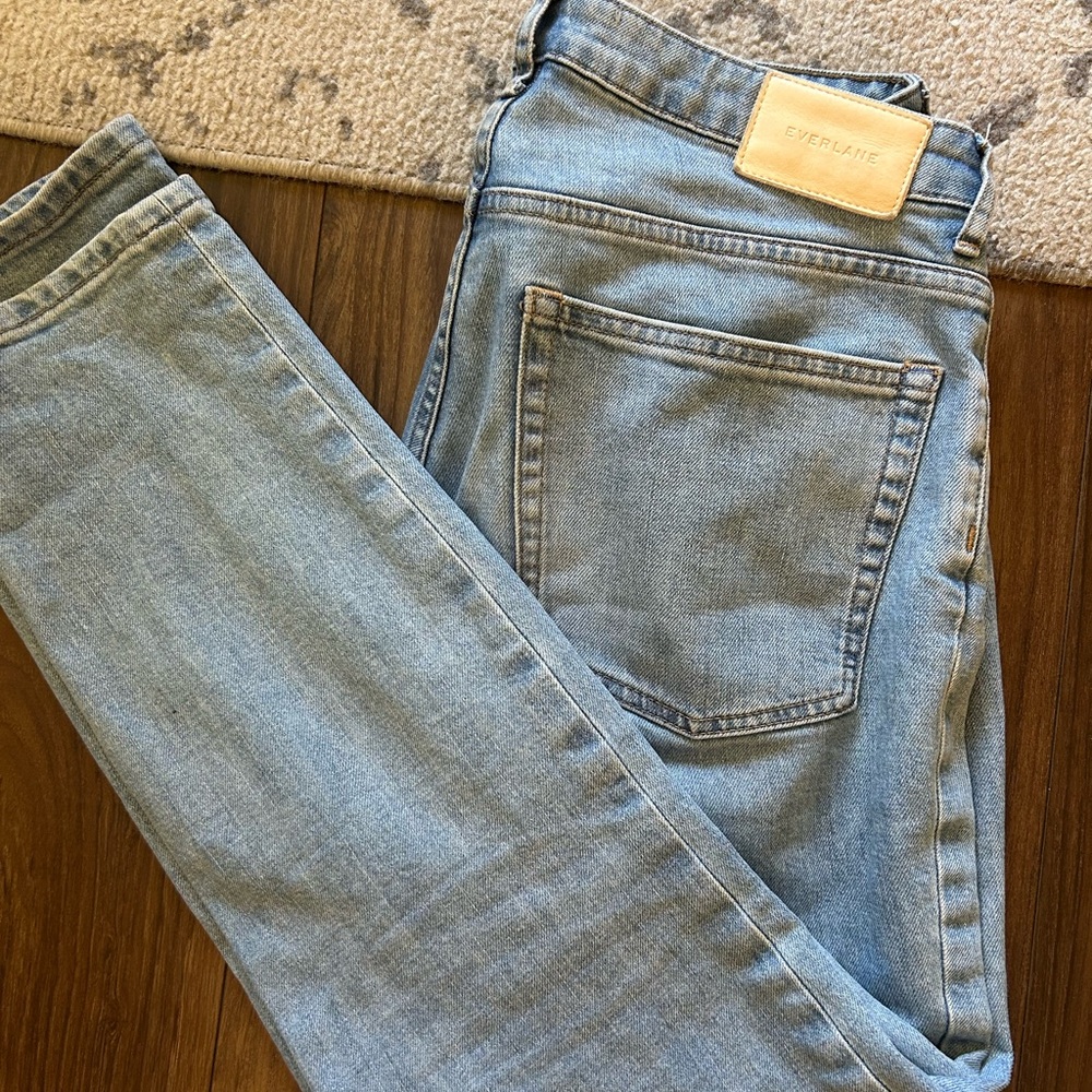 Everlane High-Rise Women’s Jeans — Light Blue Denim